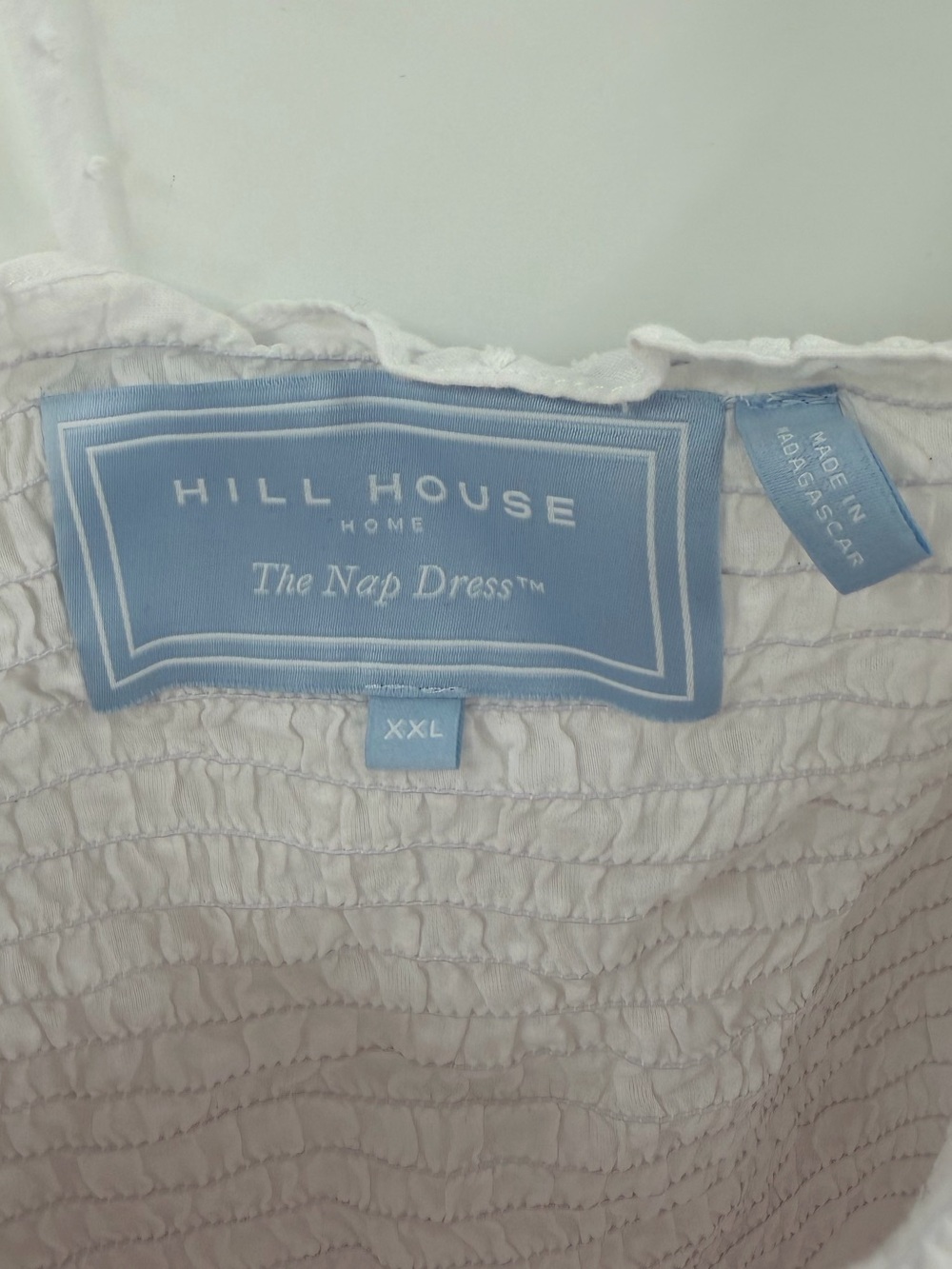 Hill House White Swiss Dot Athena Nap Dress XXL - Picture 3 of 5